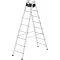 MUNK Günzburger Steigtechnik 33016 Alumínium Több fokos álló létra Munkamagasság (max.): 3.7 m