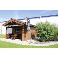   MUNK Günzburger Steigtechnik 11422 Alumínium Támasztólétra Szerelés szerszámmal Munkamagasság (max.): 7.5 m