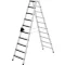 MUNK Günzburger Steigtechnik 42220 Alumínium Több fokos álló létra Munkamagasság (max.): 4 m