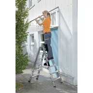   MUNK Günzburger Steigtechnik 40228 Alumínium Több fokos álló létra Munkamagasság (max.): 5 m