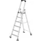 MUNK Günzburger Steigtechnik 41106 Alumínium Több fokos álló létra Munkamagasság (max.): 3.5 m 11.5 kg