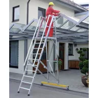   MUNK Günzburger Steigtechnik 52305 Alumínium Platform létra Szerelés szerszámmal Munkamagasság (max.): 3.15 m 37 kg