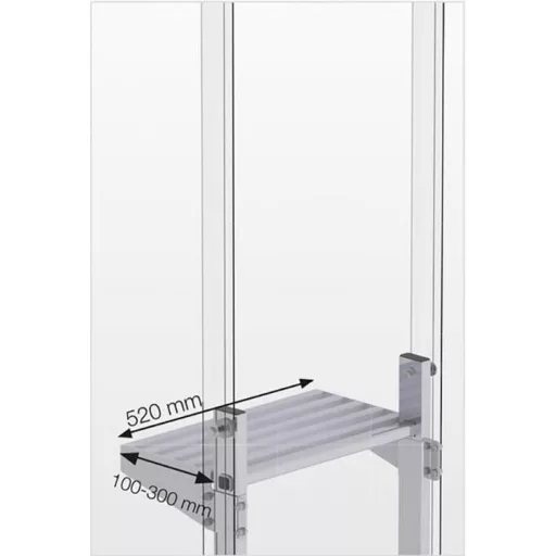 MUNK Günzburger Steigtechnik 63966 Fellépő Szerelés szerszámmal