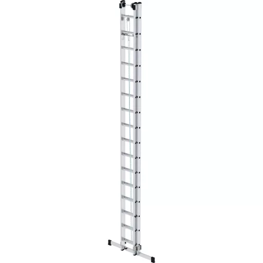 MUNK Günzburger Steigtechnik 21716 Alumínium Húzóköteles létra Szerelés szerszámmal Munkamagasság (max.): 9.4 m