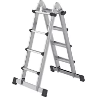   MUNK Günzburger Steigtechnik 32122 Alumínium Teleszkópos létra Munkamagasság (max.): 5.3 m