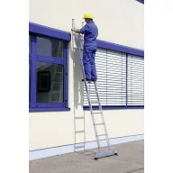   MUNK Günzburger Steigtechnik 10324 Alumínium Támasztólétra Szerelés szerszámmal Munkamagasság (max.): 8.1 m