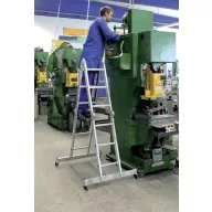   MUNK Günzburger Steigtechnik 11111 Alumínium Többcélú létra Szerelés szerszámmal Munkamagasság (max.): 5.85 m