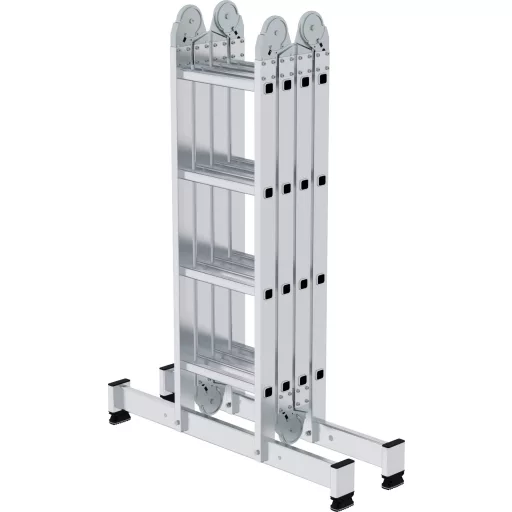 MUNK Günzburger Steigtechnik 11111 Alumínium Többcélú létra Szerelés szerszámmal Munkamagasság (max.): 5.85 m