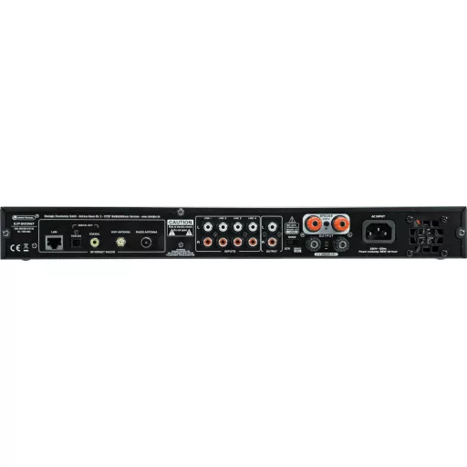 Omnitronic DJP-900NET Nagy teljesítményű erősítő RMS teljesítmény kimeneti csatornánként 4 Ohm-nál: 460 W