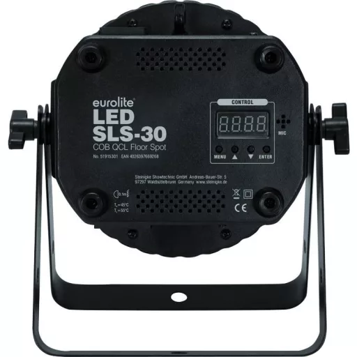 Eurolite SLS-30 LED-es PAR fényszóró LED-ek száma: 1 Fekete