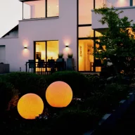   MegaLight D2523 SHINING STONE 25 Kültéri dekorációs világítás E27 Szürke-fehér, Kő-optika