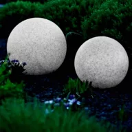   MegaLight D3835 SHINING STONE 38 Kültéri dekorációs világítás E27 Szürke-fehér, Kő-optika