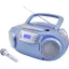 soundmaster SCD5800BL CD-s rádió URH USB, Kazetta, Rádiófelvevő Mikrofonnal Kék