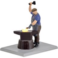   Viessmann Modelltechnik H0 Kovács izzó vasalóval (mozgó kalapács) Festett