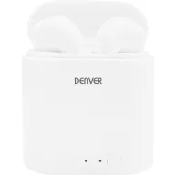 Denver TWQ-40 In Ear fejhallgató Bluetooth® Fehér