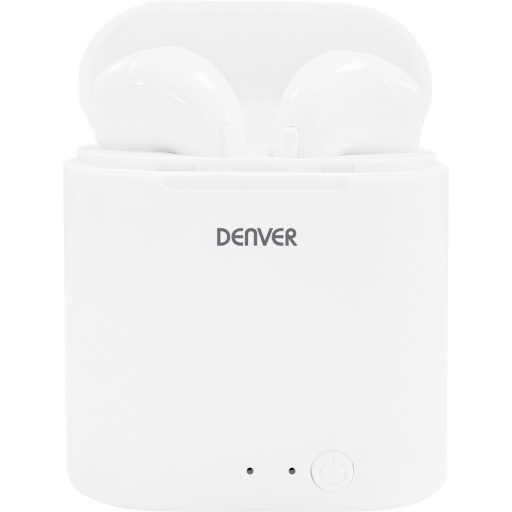 Denver TWQ-40 In Ear fejhallgató Bluetooth® Fehér
