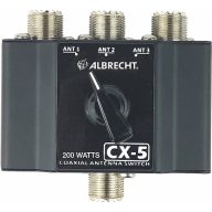   Albrecht Antenna átkapcsoló CX-5 3-Wege Antennenschalter 7402
