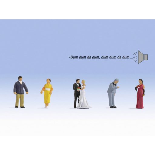 NOCH H0 Esküvő Kész modul, Zenesorozat