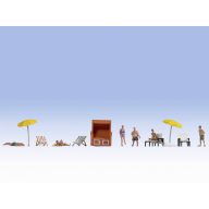 NOCH H0 Fürdés közben Festett, Álló, Fekvő