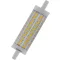 OSRAM HOMELIGHTING 4058075432574 LED EEK E (A - G) R7s Rúd forma 18.2 W = 150 W Melegfehér (Ø x H) 28 mm x 118 mm 1 db