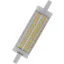 OSRAM HOMELIGHTING 4058075432574 LED EEK E (A - G) R7s Rúd forma 18.2 W = 150 W Melegfehér (Ø x H) 28 mm x 118 mm 1 db