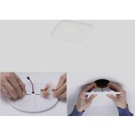   Paulmann 92396 EB Panel Veluna VariFit LED-es beépíthető lámpa LED 4.50 W Selyem