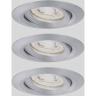   Paulmann 94297 EBL Nova mini Coin LED-es beépíthető lámpa 3 részes készlet 4 W Alumínium