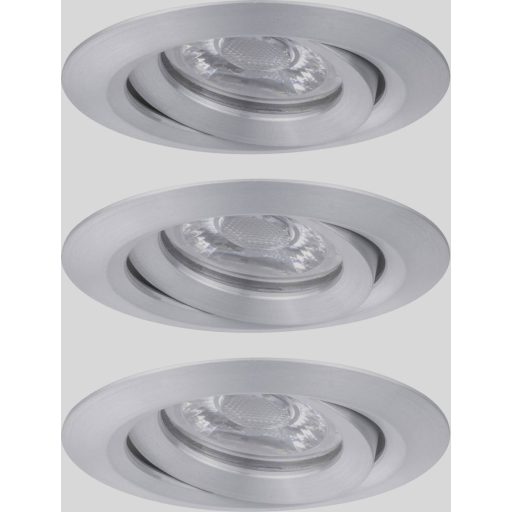 Paulmann 94297 EBL Nova mini Coin LED-es beépíthető lámpa 3 részes készlet 4 W Alumínium