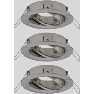   Paulmann 92485 EBL Choose Beépítő gyűrű 3 részes készlet 10 W Vas (matt)