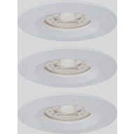   Paulmann 94299 EBL Nova mini Coin LED-es beépíthető lámpa 3 részes készlet 4 W Fehér