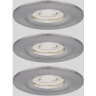   Paulmann 94301 EBL Nova mini Coin LED-es beépíthető lámpa 3 részes készlet 4 W Vas