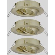   Paulmann 92489 EBL Choose Beépítő gyűrű 3 részes készlet 10 W Sárgaréz (matt)