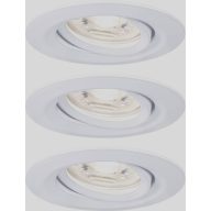   Paulmann 94293 EBL Nova mini Coin LED-es beépíthető lámpa 3 részes készlet LED 4 W Fehér