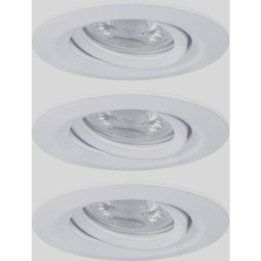 Paulmann 94293 EBL Nova mini Coin LED-es beépíthető lámpa 3 részes készlet LED 4 W Fehér