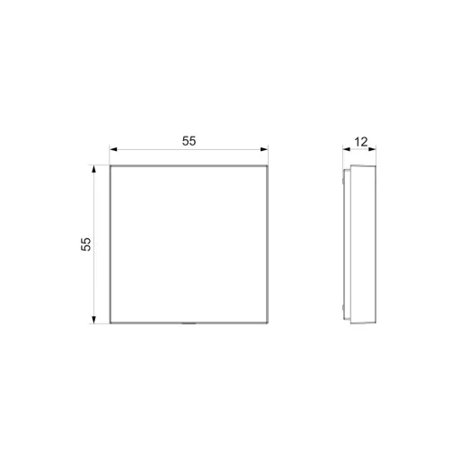 Müller KNX 24087 Helyiség termosztát, Higrosztát GS 10.00 knx