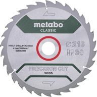   Metabo 628326000 Körfűrészlap 254 x 30 x 1.6 mm Fogak száma (collonként): 40 1 db