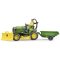 John Deere X949 kerti traktor és traktorvezető figura, Bruder 62104