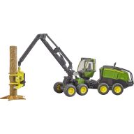 John Deere 1270G fakitermelő gép farönkkel, Bruder 2135