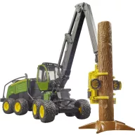 John Deere 1270G fakitermelő gép farönkkel, Bruder 2135