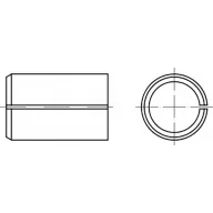 TOOLCRAFT TO-6866517 Feszítőhüvelyek Rugóacél 1 db