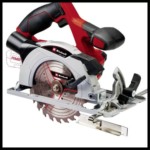 Einhell TE-CS 18/150 Li - Solo Akkus kézi körfűrész Vágási mélység max. (90°) 48 mm akku nélkül, Tartozékokkal 18 V