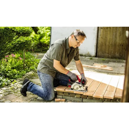 Einhell TE-CS 18/150 Li - Solo Akkus kézi körfűrész Vágási mélység max. (90°) 48 mm akku nélkül, Tartozékokkal 18 V