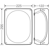   Hensel 62000075 Elosztó doboz halogénmentes, Plombálható, Időjárásálló (H x Sz) 295 mm x 225 mm 1 db