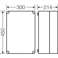 Hensel Mi 0310 2000004 Ház 300 x 450 x 214 Műanyag 1 db