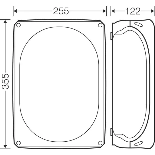 Hensel 62000096 Elosztó doboz halogénmentes, Plombálható, Időjárásálló (H x Sz) 355 mm x 255 mm 1 db