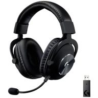   Logitech Gaming PRO X Gamer On Ear headset Rádiójel vezérlésű 7.1 Surround Fekete Hangerő szabályozás, Mikrofon némítás
