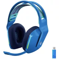   Logitech Gaming G733 LIGHTSPEED On Ear headset Rádiójel vezérlésű 7.1 Surround Kék Hangerő szabályozás Gamer
