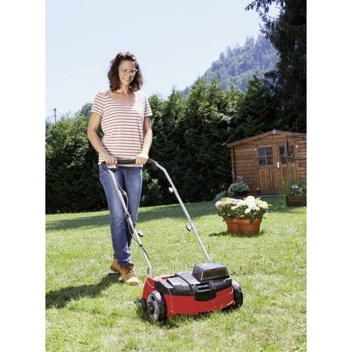 Einhell GC-SC 36/31 Li – Solo Power X-Change Irtóborona Lítiumion Akku Hásó kidobó, Állítható magasságú fogantyú, összehajtható, Akku nélkül Munkaszélesség 31