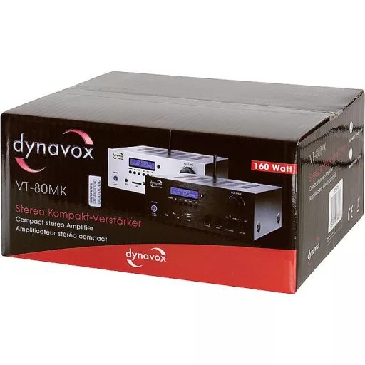 Dynavox VT-80 MK Sztereo erősítő 2 x 75 W Fehér USB