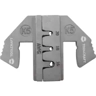   TOOLCRAFT PLE-0K5 TO-6897543 Krimpelő betét Német DTM/DT/DTP 1.5 mm² (max) német Alkalmas márka TOOLCRAFT PZ-500